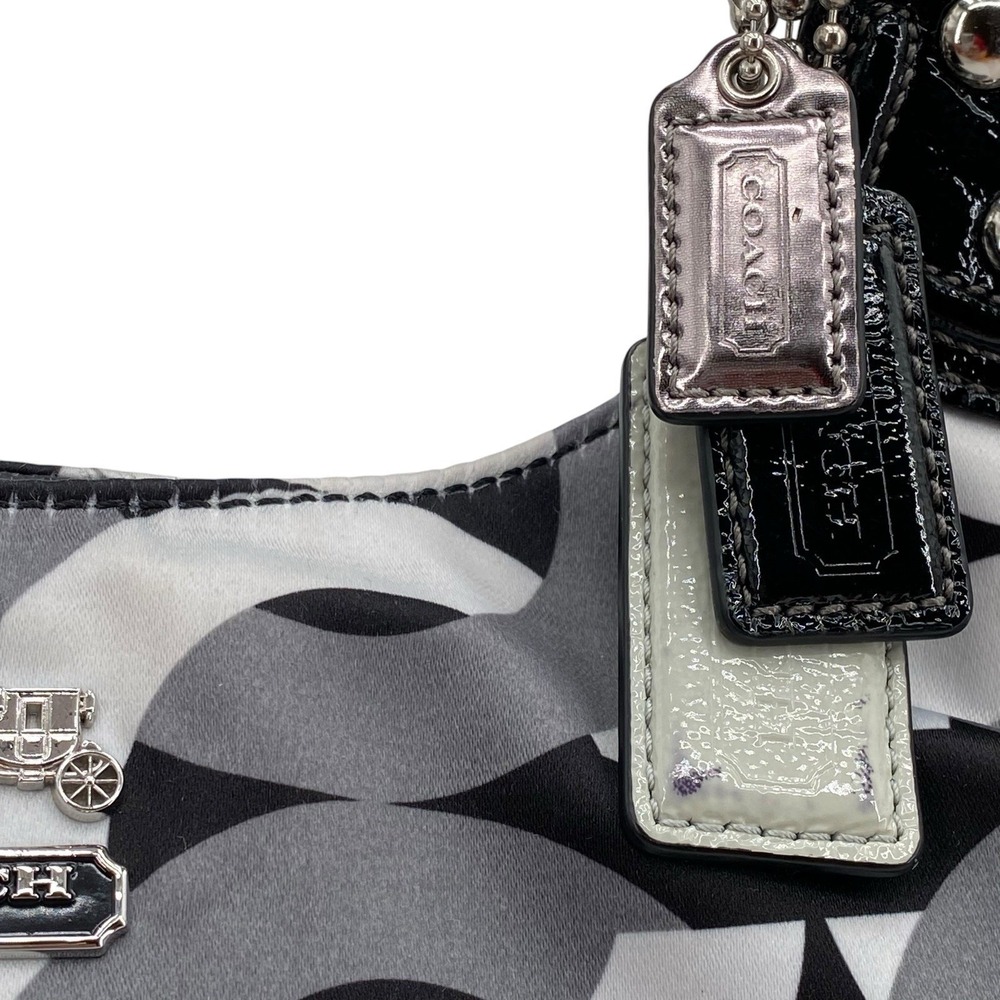 Coach Madison‎ Maggie Op Art Signature Jacquard Shoulder Bag 14420 - Picture 2 of 16
